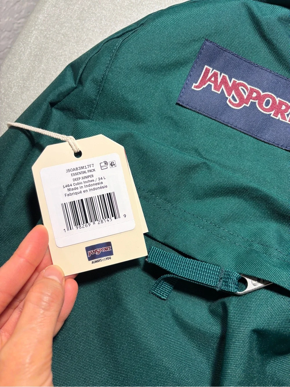 JanSport Deep Juniper Teal Green Classic Backpack